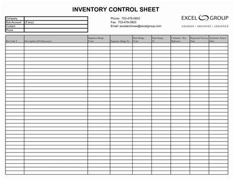 Google Sheets Inventory Template – Letter Example Template