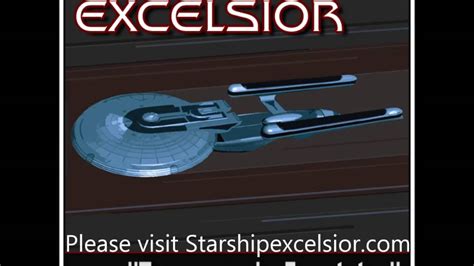 Star Trek Starship Excelsior Tomrrows Excelsior 50th Anniversary