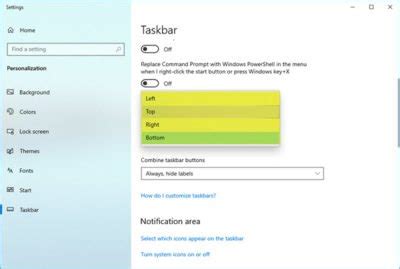 How To Change The Taskbar Location In Windows 10 2023