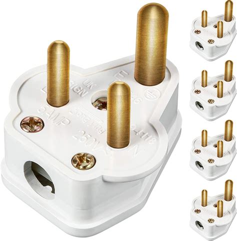 5 Amp Round Pin Plugs Mains Plug 3 Pin Lighting Plugs For Stage