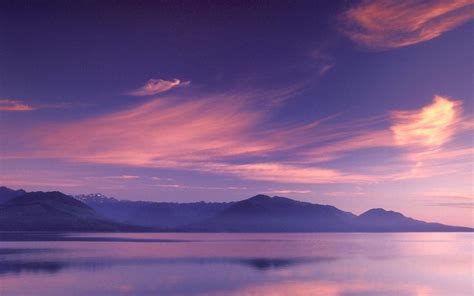 1920x1200 Pink Sky Mountains And Sea Desktop Pc And Mac