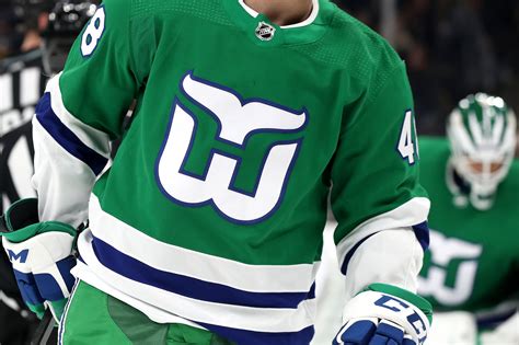 The raleigh fans have embraced the team that once sported the blue & green whaler logo. From Hartford Whalers to Carolina Hurricanes: A Brief History of Time