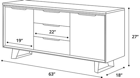 Modern Adal Sideboard Concrete On Gray Oak Zuri Furniture