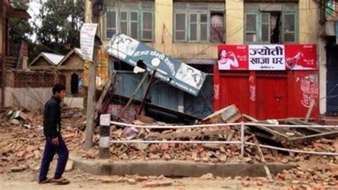 foto foto dahsyatnya kerusakan akibat gempa di nepal