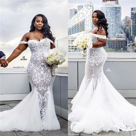 Get the best deals on plus size mermaid wedding dress and save up to 70% off at poshmark now! Luxury African Plus Size Wedding Dresses Mermaid 2021 Robe ...