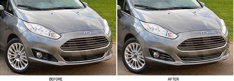 Ford Fiesta Chrome Grill Custom Grille Grill Inserts Chrome Grille