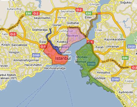 Istanbul خريطة Kharita Blog