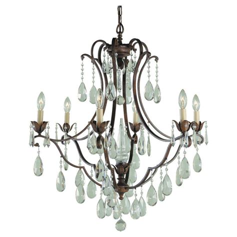 This stunning fixture by feiss showcases the beauty of the age of opulence, from. Feiss Maison De Ville 27.75 in. W x 31 in. H 6-Light ...