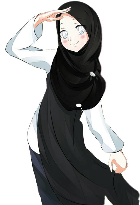 Inilah 10 Foto Anime Hijab Lucu Yang Ikonik