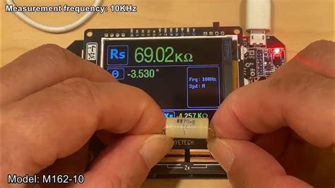 Measuring Resistors With M162 10 Lcr Meter Youtube