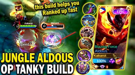 Aldous New Buildop Tanky Build That Helps You Rank Up Fast Aldous