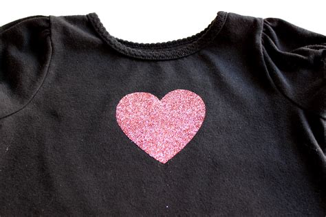 Creatively Christy Diy Glitter Heart T Shirt