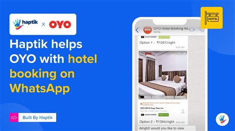 Oyo Hotel Booking On Whatsapp Youtube