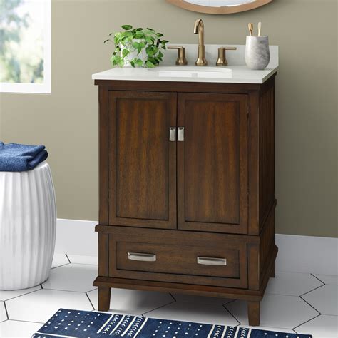 Dorel Living Otum 24 Free Standing Single Bathroom Vanity With Stone