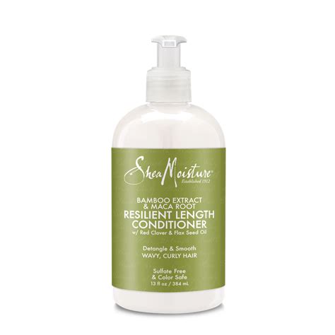 Shea Moisture Bamboo Extract & Maca Root Resilient Length Leave-in or png image