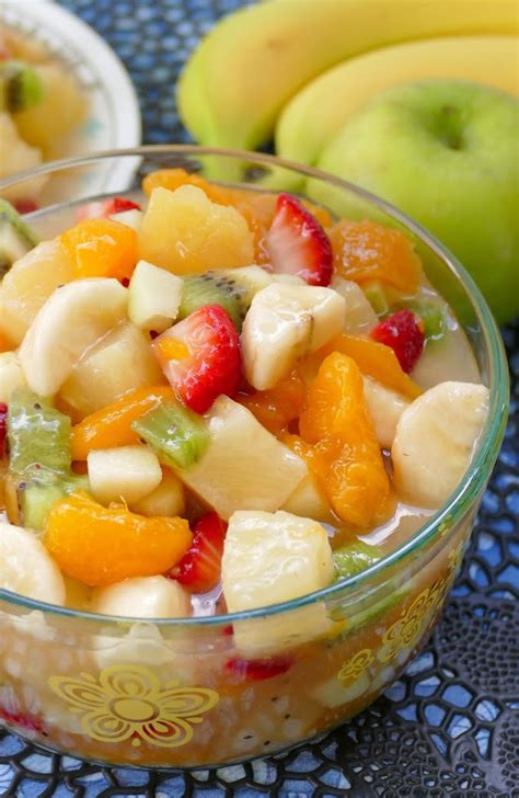 Peachy Tropical Fruit Salad Recipe