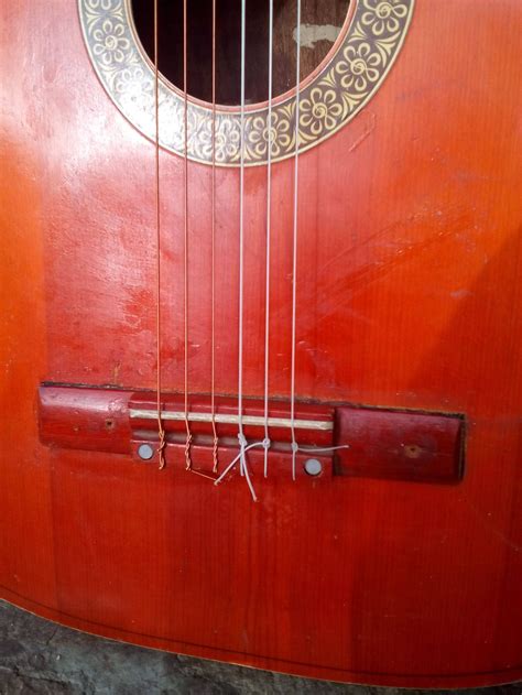 Vintage Classical Guitar Bulgaria Wooden Guitar Classical Etsy