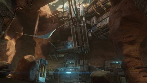 Artstation Outcast Halo 4 Multiplayer Map