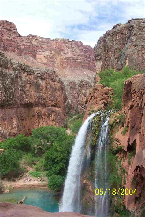 Havasu Falls Mooney Falls Supai Falls Navajo Falls Arizona Hiking