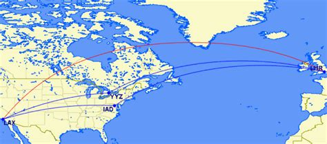 Route From The Us To Europe Via Canada For Better Award Space Milevalue