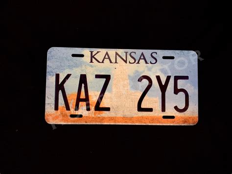 The license plate of deans impala from the first few seasons. Supernatural Replica License Plate
