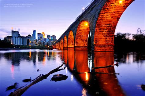 Minneapolis And Stone Arch Bridge Ii Another Shot From This Flickr