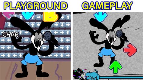 Fnf Character Test Gameplay Vs Playground Corrupted Oswald Fnf X