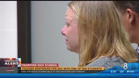Crawford High Scandal Teacher Sentenced For Having Sex With Student