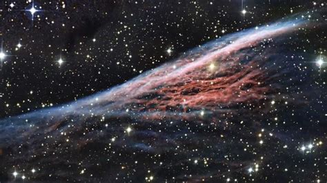 A Celestial Witchs Broom A New View Of The Pencil Nebula Youtube