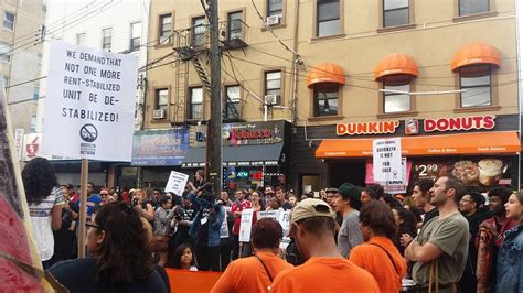 Protesters Rally Against Gentrification And Racism At Myrtle Wyckoff Plaza On Ridgewoodbushwick