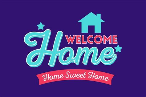 Premium Vector Welcome To Home Composition Colorful Origami Style