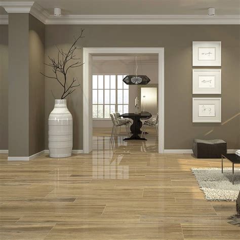Crown Tiles 120x20 Hilton Pine Wood Effect Tiles Living Room Tiles