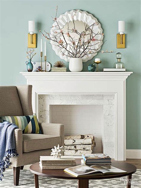25 Creative Ways To Dress Up Your Mantel Living Room Color Schemes Room Color Schemes Room