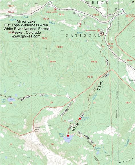 Mirror Lake State Park Map World Map