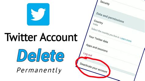 Permanently Delete Twitter Account । How To Delete Twitter Account