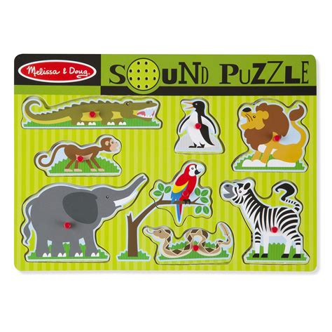 Buy Melissa And Doug Zoo Animals Sound Puzzle 10727