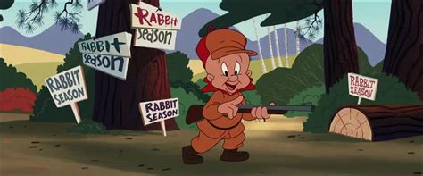 Yarn Be Very Very Quiet Im Hunting Rabbits Looney Tunes Back