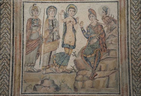 The Judgement Of Paris 3rd Century Ad Roman Mosaic From Flickr