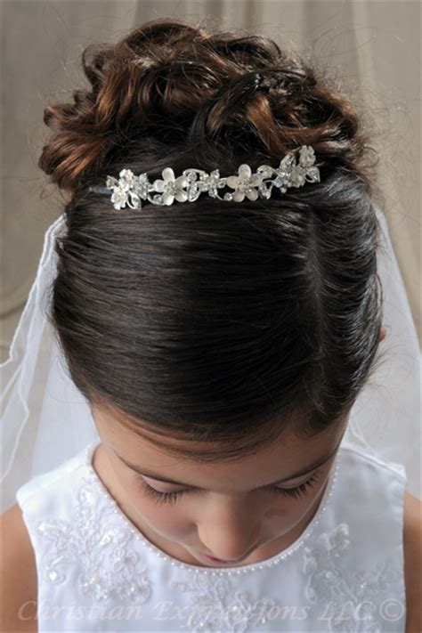 Click install this feature, and your program will load. Silver First Communion Tiara Rhinestone Flowers | Communion Hair Accessories for Sale - Bridal ...