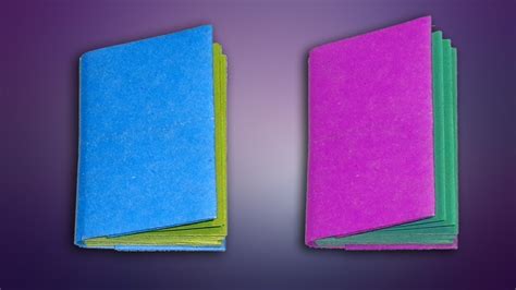 Cut along the lines to get four identical smaller pieces of paper. How to make a paper diary book > rumahhijabaqila.com