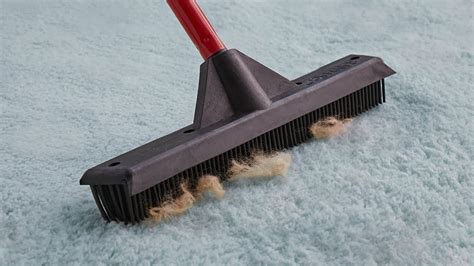 Rubber Broom Indoor Rubber Bristle Soft Sweeping Brush With Extending