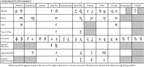 English Consonants In Ipa International Phonetic Alphabet Phonetic