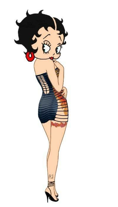 Pin By Randi Silva On Clip Art Cartoon Characters For Painted Rocks Black Betty Boop Betty