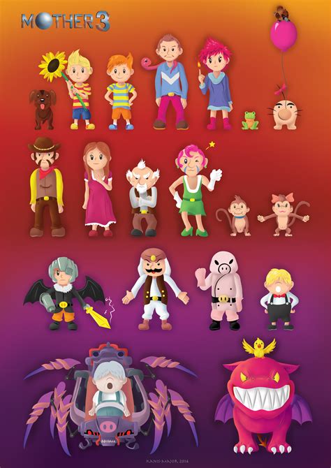 Mother 3 Character Poster By Kosmotiel On Deviantart