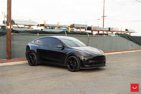 Tesla Model Y Hybrid Forged Series Hf 4t Vossen Wheels