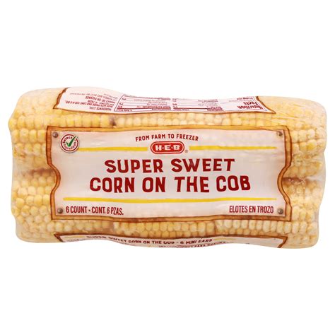 H E B Frozen Sweet Corn On The Cob Shop Corn At H E B