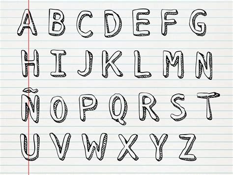 Tipos De Letras Del Alfabeto