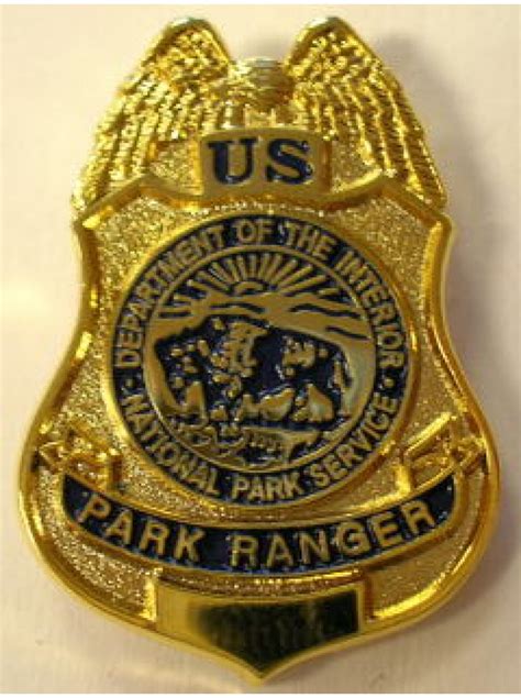 Nps Tie Pin Park Ranger Badge 221570