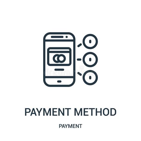 Payment Method Icon Vector From Payment Collection Thin Line Payment