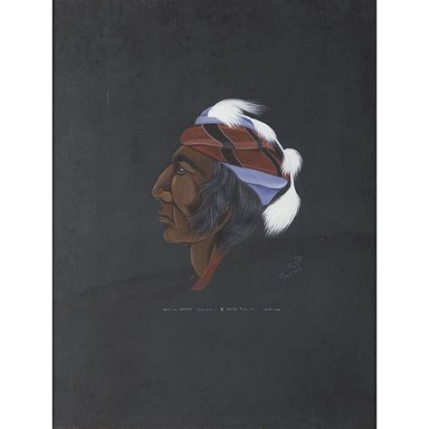 Jonny Hawk Creek Seminole 20th Century Gouache Kp Modern Indian